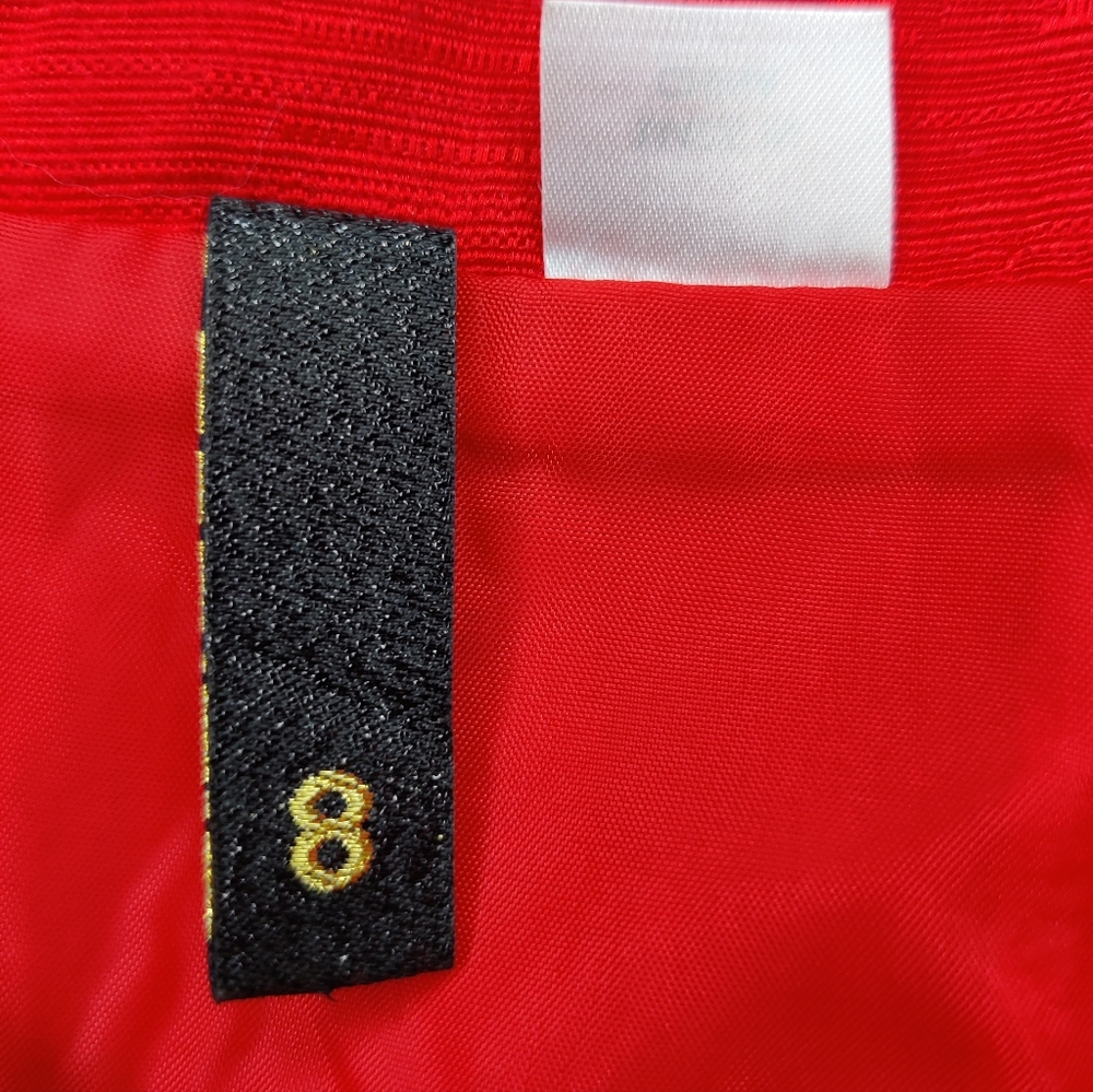 H&M red mini dress size 8 - Picture 4 of 4